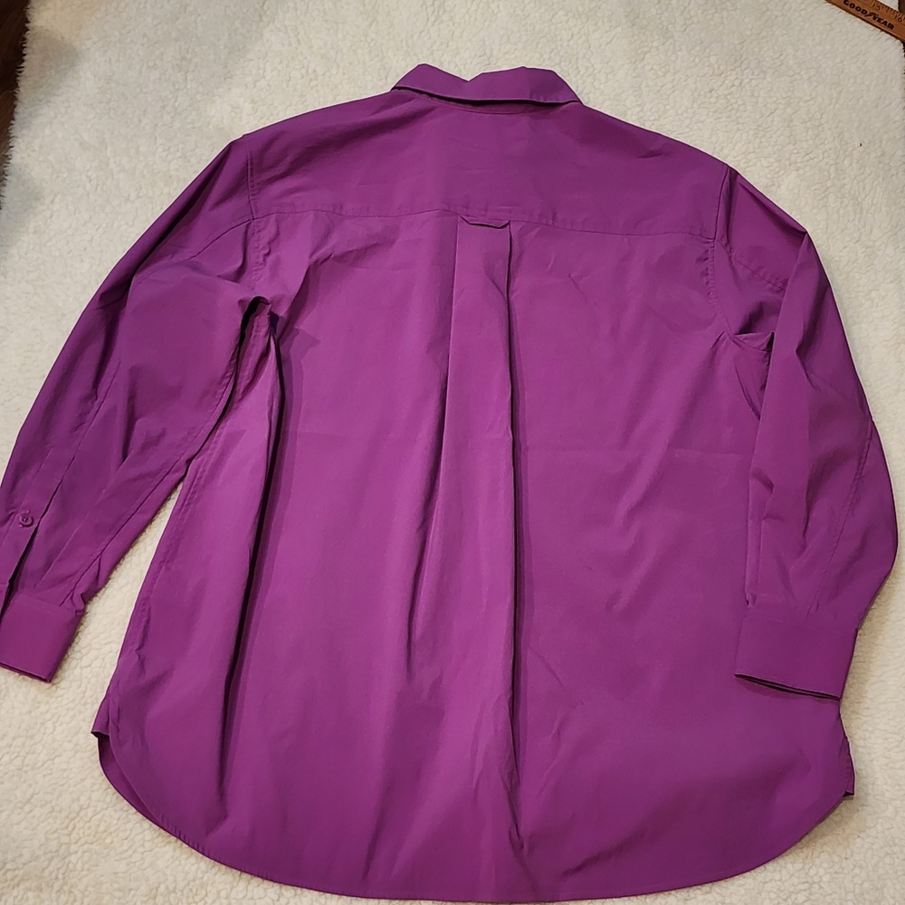 Athleta Oversized Poplin Shirt - Picture 3 of 7